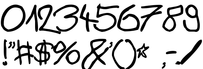 BazgroBy Bold Font OTHER CHARS