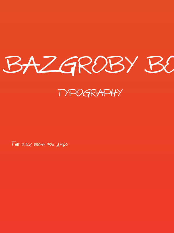 BazgroBy Bold Poster