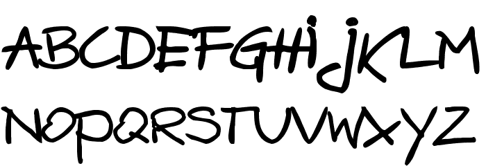 BazgroBy Bold Font LOWERCASE