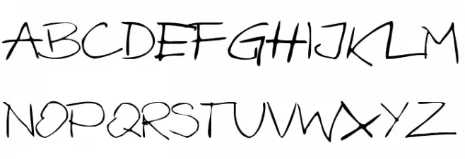 BazgroBy Normal Font Litere mari