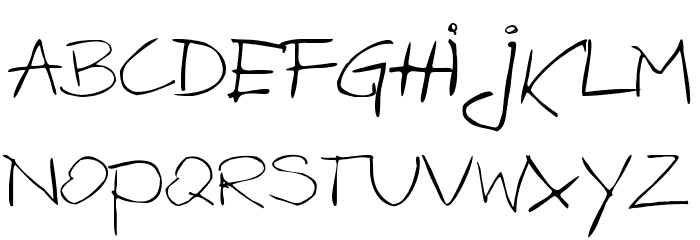 BazgroBy Normal Font LOWERCASE