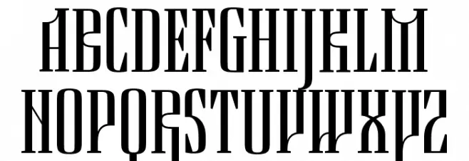 Bazilikin Heavy Schriftart Groß