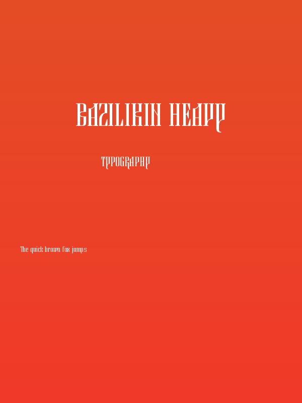 Bazilikin Heavy Poster