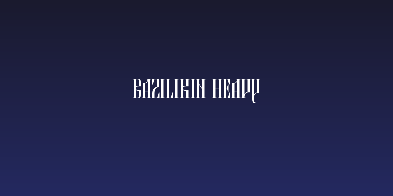 Bazilikin Heavy Social Header