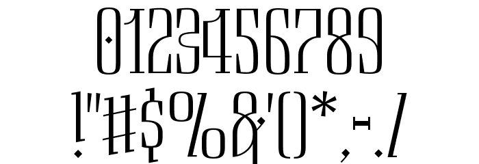 Bazilikin Medium Font OTHER CHARS