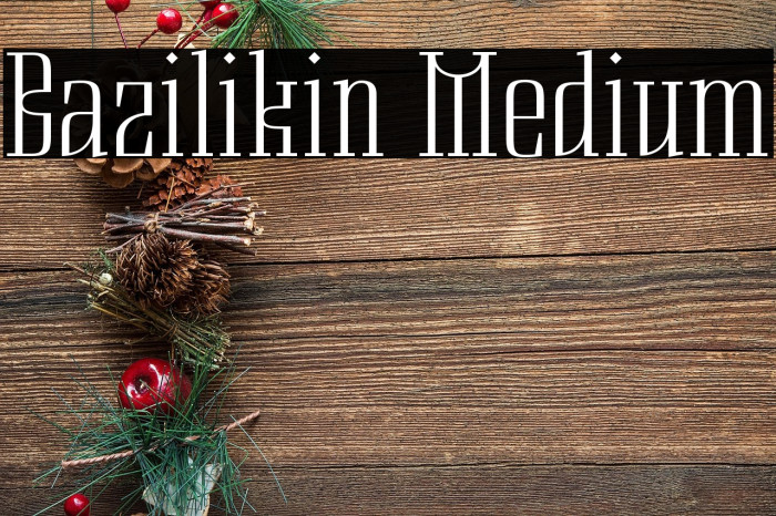 Bazilikin Medium Example 1