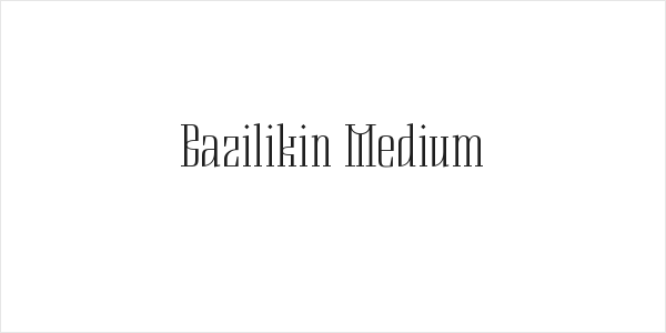 Bazilikin Medium Logo