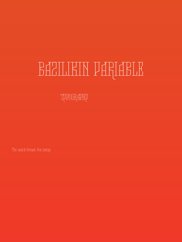 Bazilikin Variable Poster