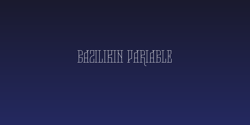 Bazilikin Variable Social Header