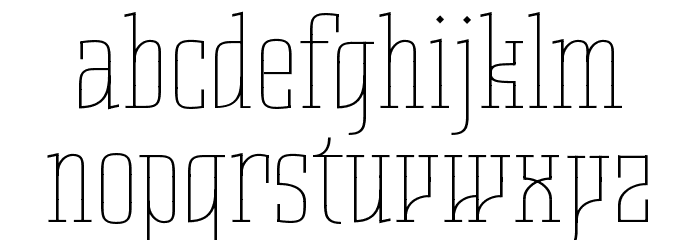 Bazilikin Variable Font LOWERCASE