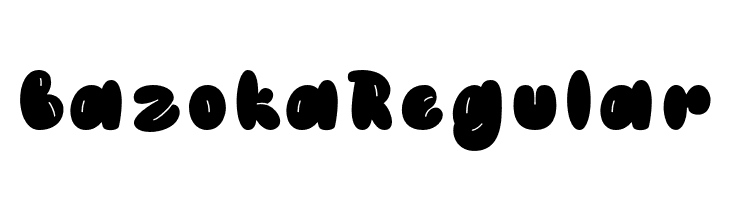 Bazoka Regular  Free Fonts Download