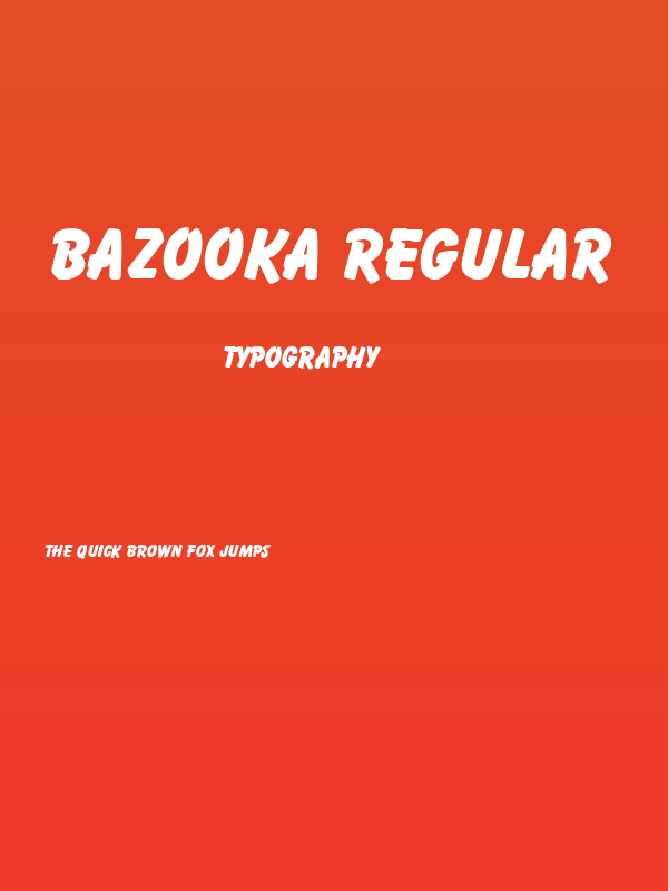 Bazooka Regular Poster