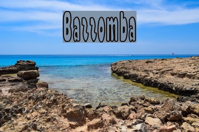 Bazzomba Font examples