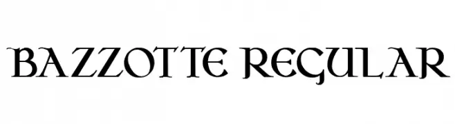 Bazzotte Regular  Fuentes Gratis Descargar