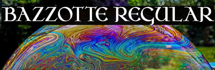 Bazzotte Regular Example 1