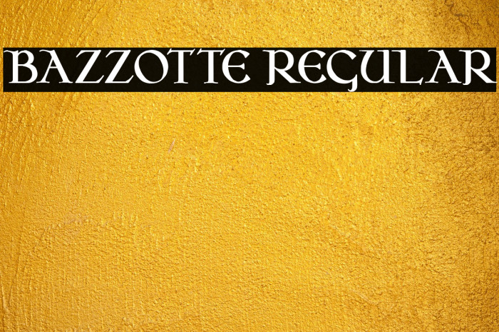 Bazzotte Regular Example 2