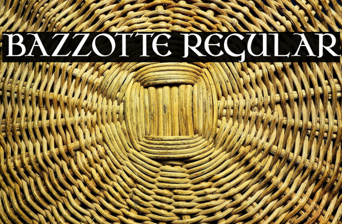 Bazzotte Regular Example 3