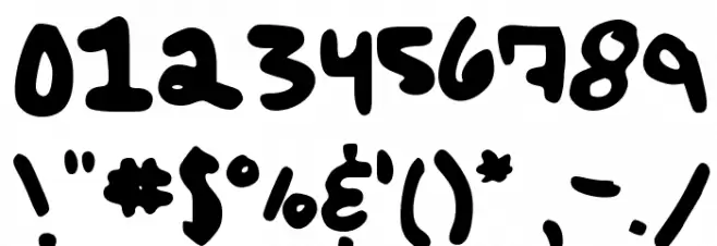 baby dont worry bout it! Font OTHER CHARS