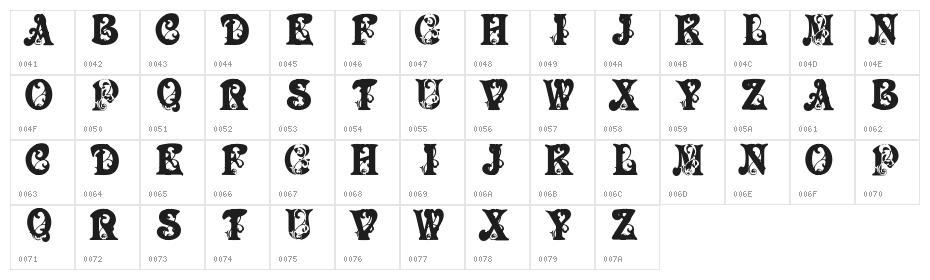baby pirate Character Map