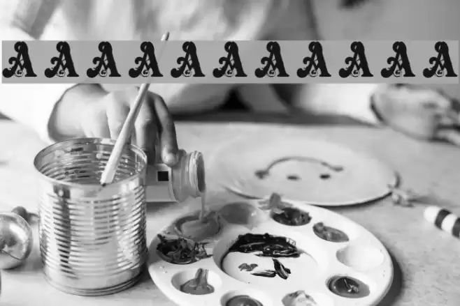 baby pirate Font examples