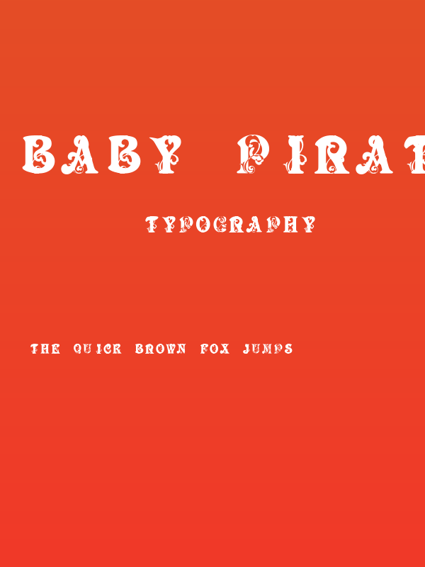 baby pirate Poster