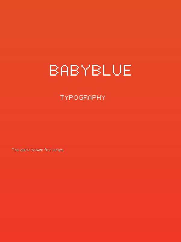 babyblue Poster