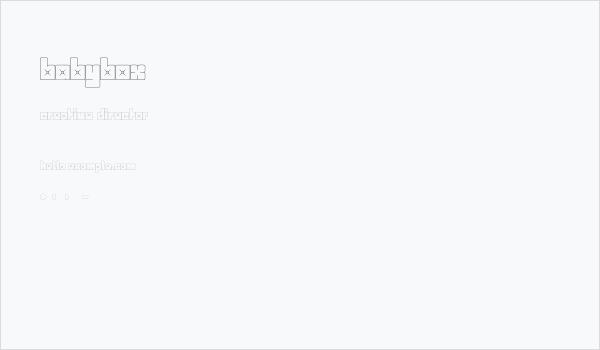 babybox Business Card