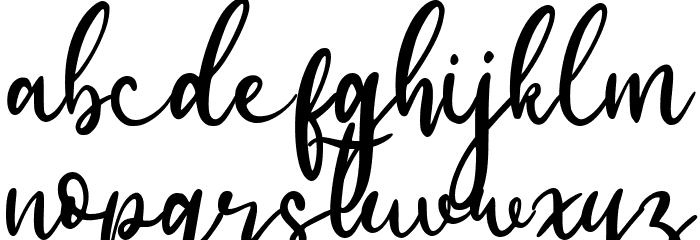 babylittle Font LOWERCASE