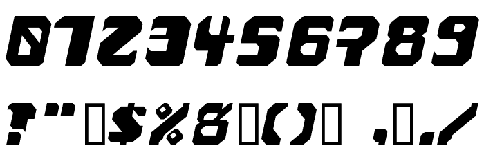 bad fag Font OTHER CHARS