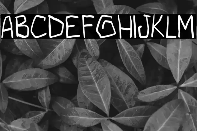 bad habits pg Font examples