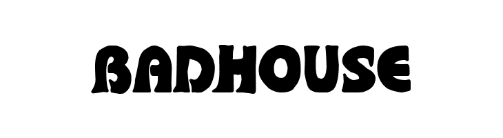 bad house  baixar fontes gratis