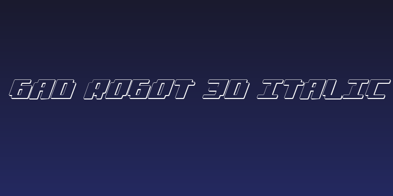 bad robot 3d italic Social Header