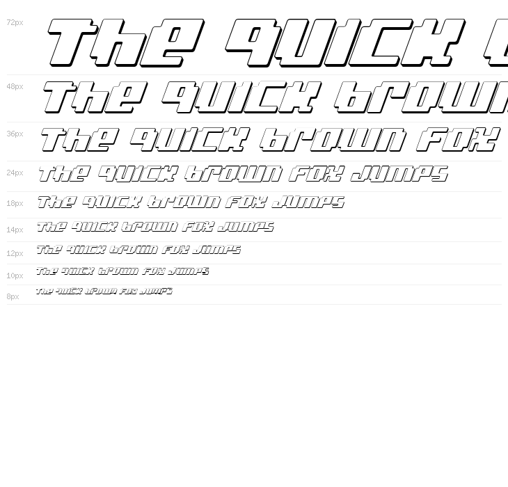 bad robot 3d italic Waterfall