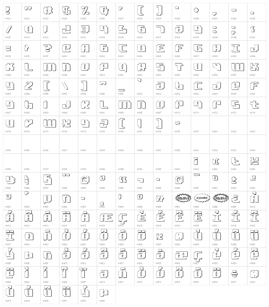 bad robot 3d Character Map