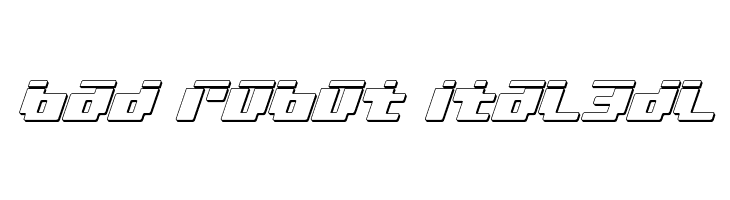 bad robot ital3dl  لخطوط تنزيل