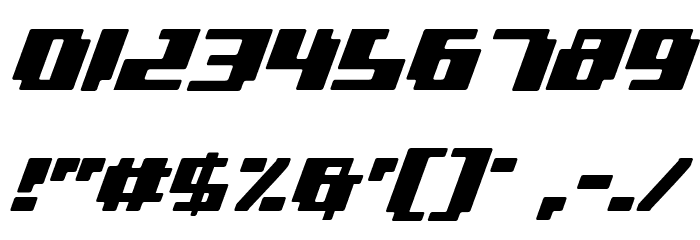 bad robot italic Font OTHER CHARS