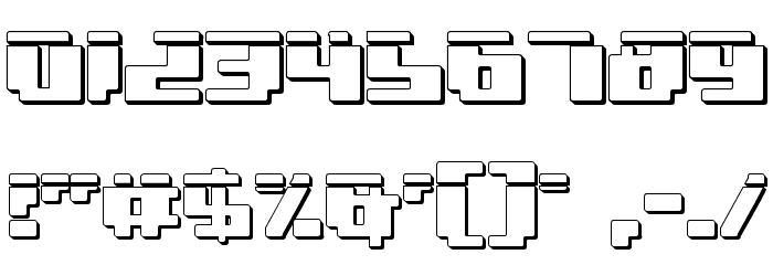 bad robot laser 3d Schriftart Anderer Schreiben