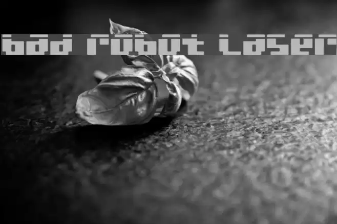 bad robot laser フォント examples