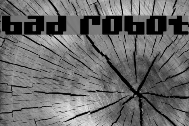 bad robot Schriftart examples