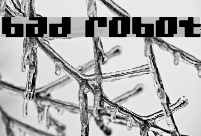 bad robot Schriftart examples