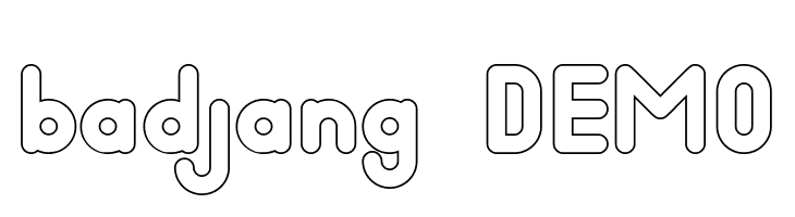 badjang DEMO  Frei Schriftart Herunterladen