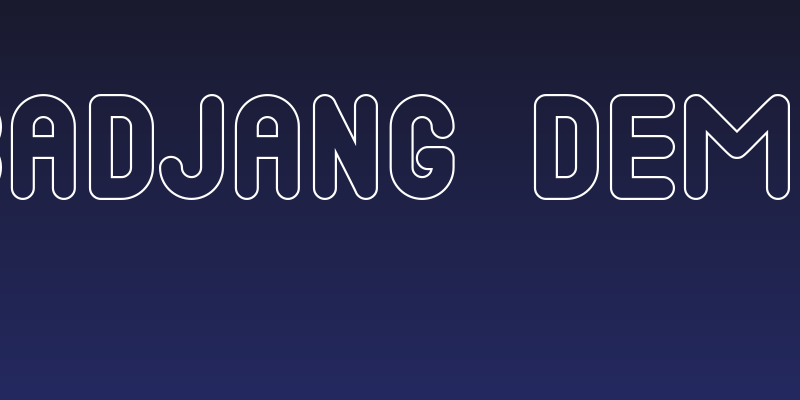badjang DEMO Social Header