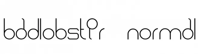 badlobster  Normal  font caratteri gratis