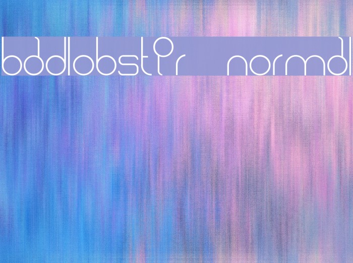 badlobster Normal Font examples