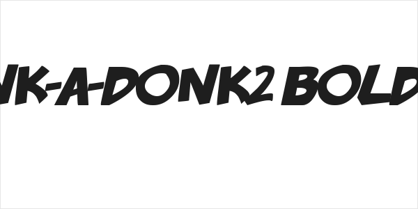 badonk-a-donk2 Bold Italic Logo