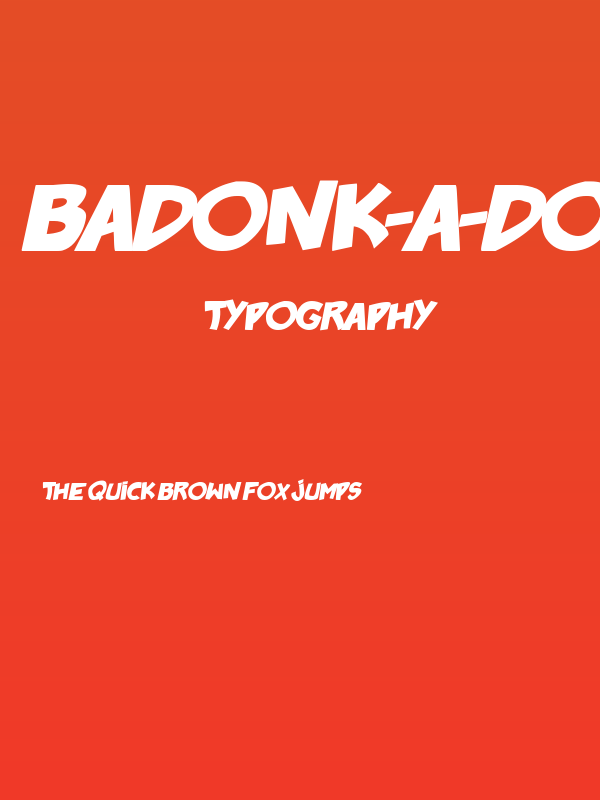 badonk-a-donk2 Bold Italic Poster