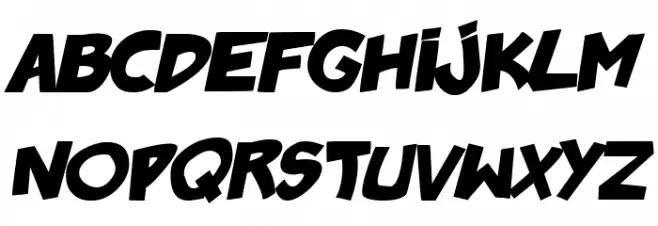 badonk-a-donk2 Bold Italic 字体 小写