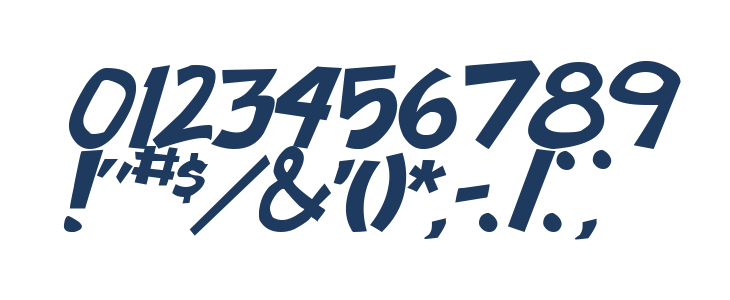 badonk-a-donk2 Italic Other Characters