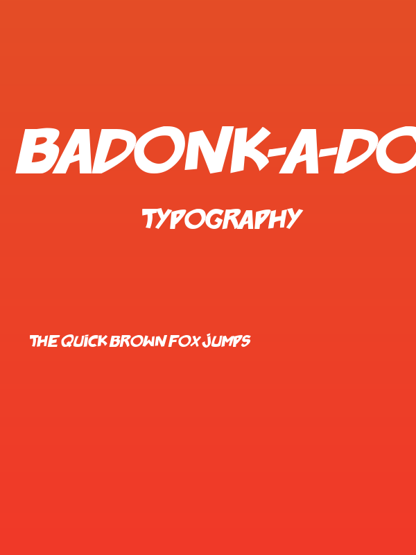 badonk-a-donk2 Italic Poster