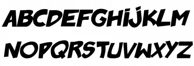 badonk-a-donk2 Italic Schriftart Kleinbuchstaben